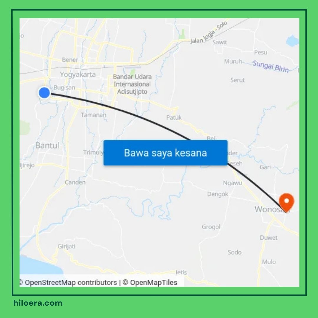 Jarak Malioboro ke Gunung Kidul