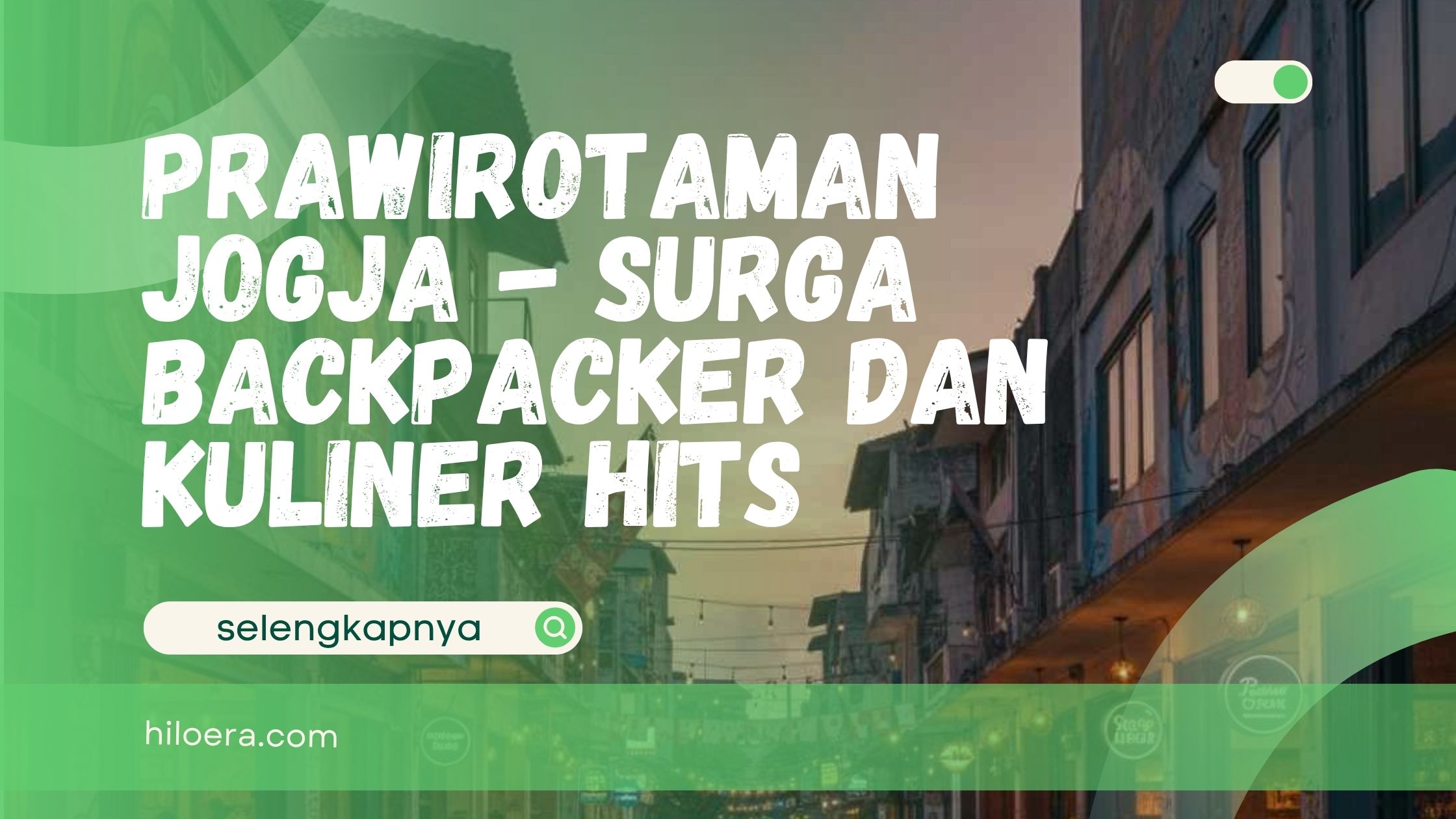Prawirotaman Jogja