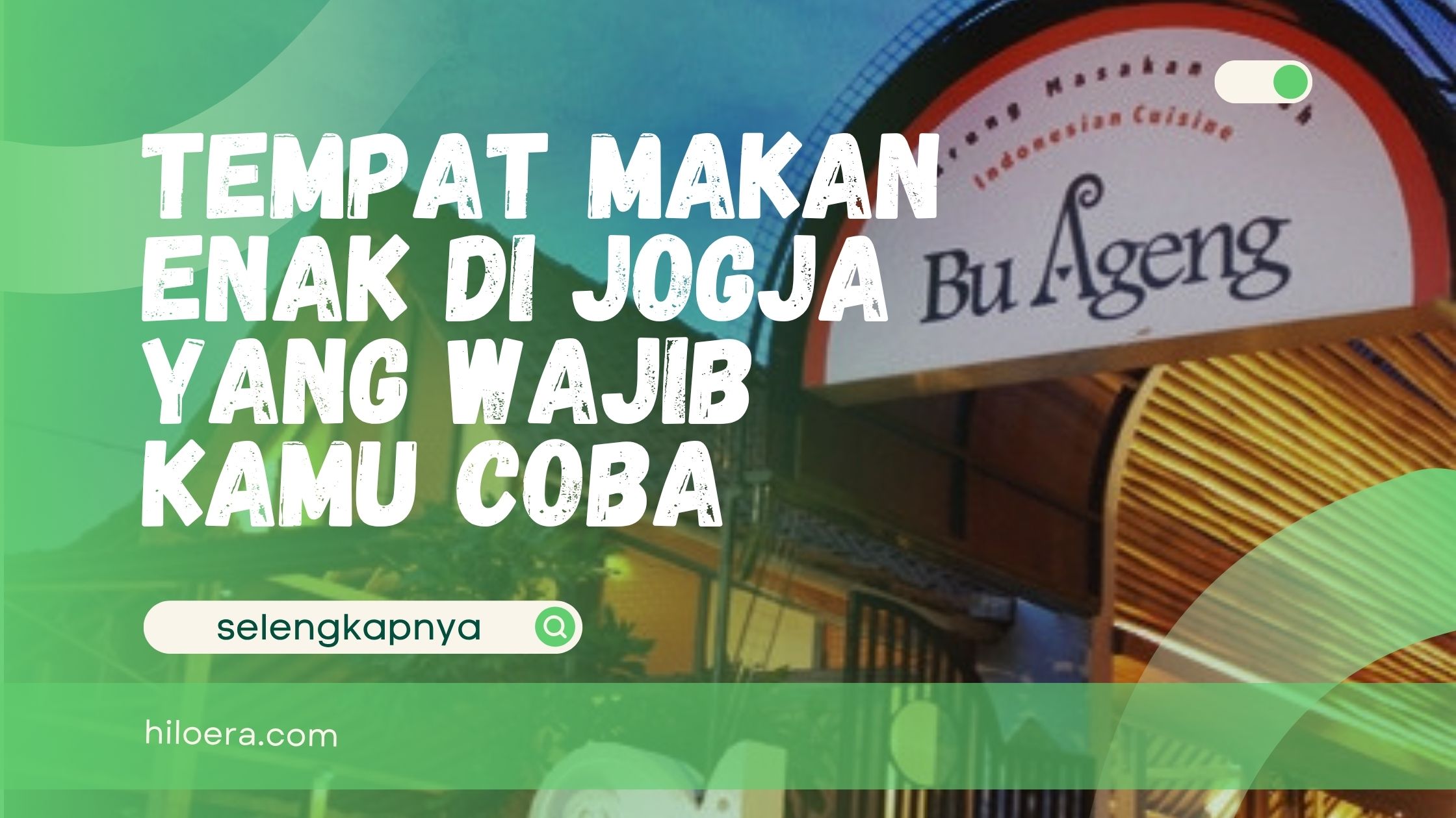Tempat Makan Enak di Jogja