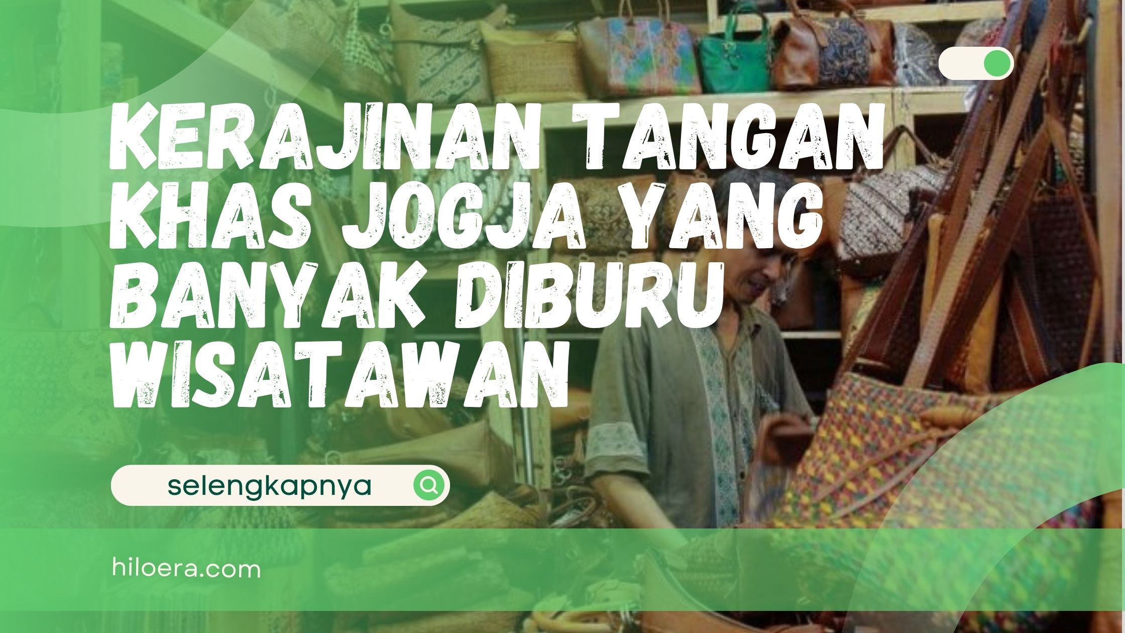 Kerajinan Tangan Khas Jogja