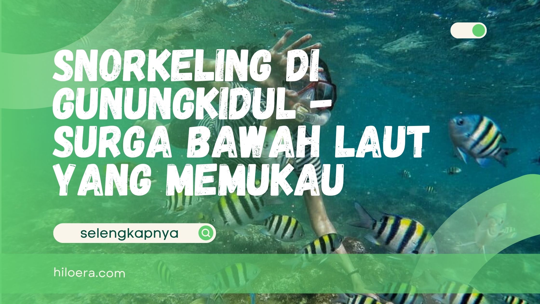 Snorkeling di Gunungkidul