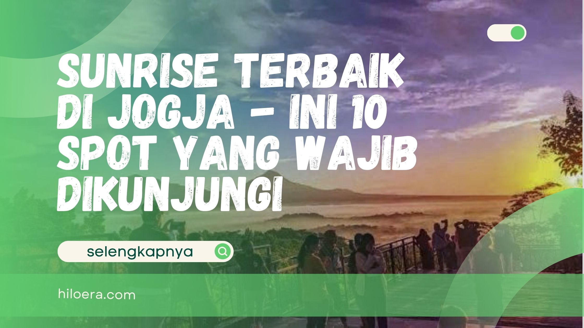 Sunrise Terbaik di Jogja