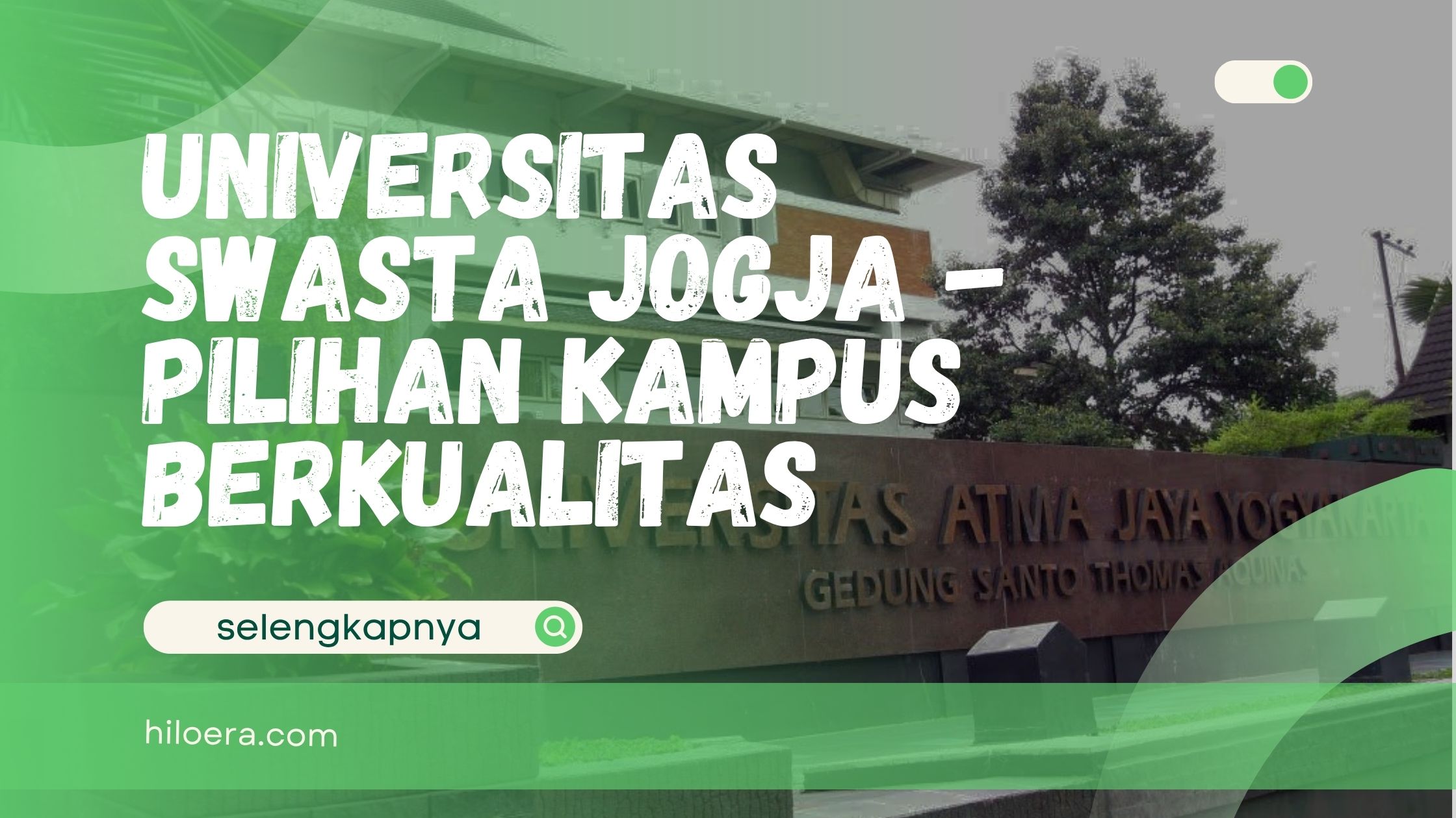 Universitas Swasta Jogja