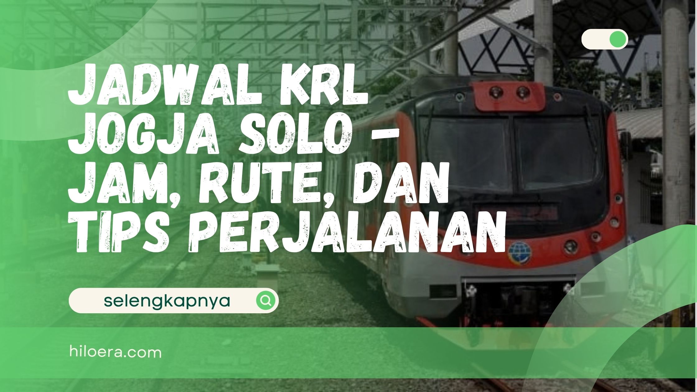 Jadwal KRL Jogja Solo