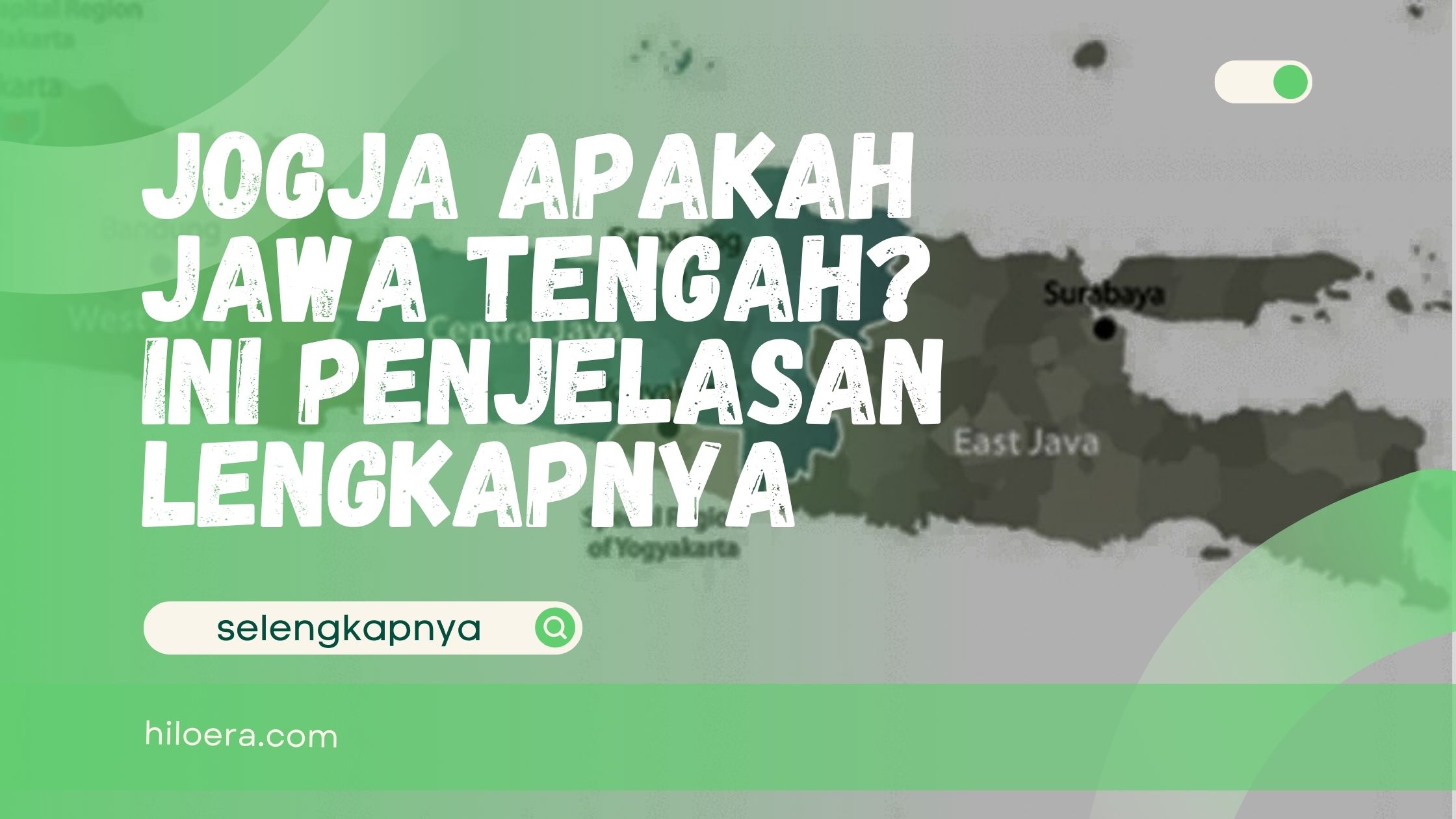 Jogja Apakah Jawa Tengah
