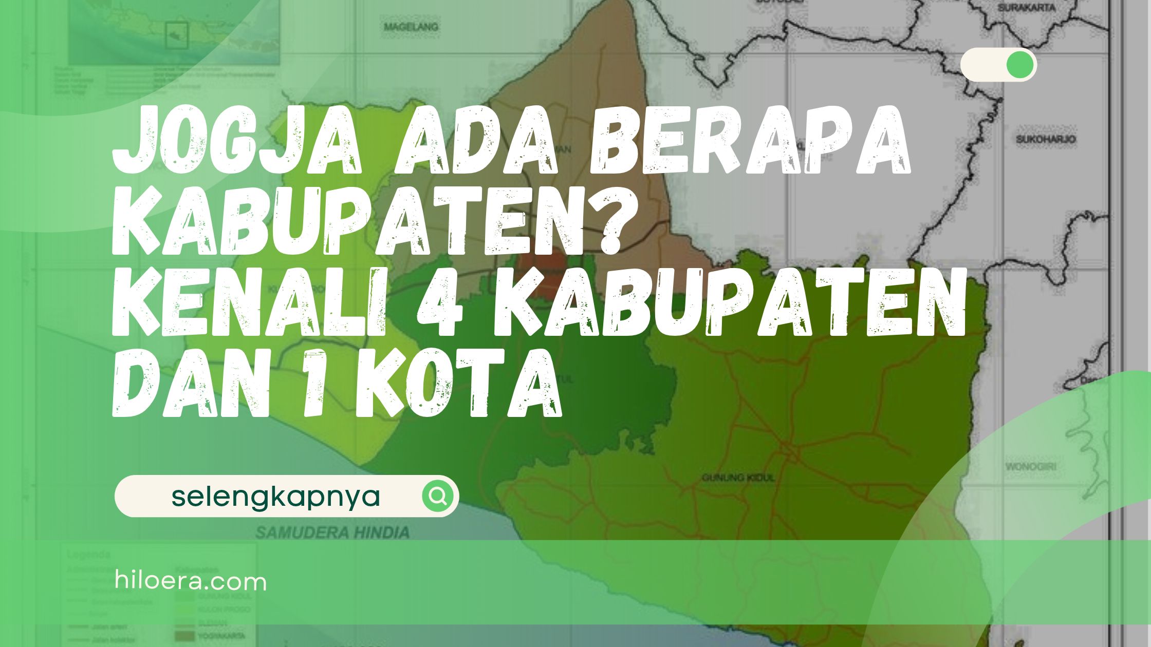 Jogja Ada Berapa Kabupaten
