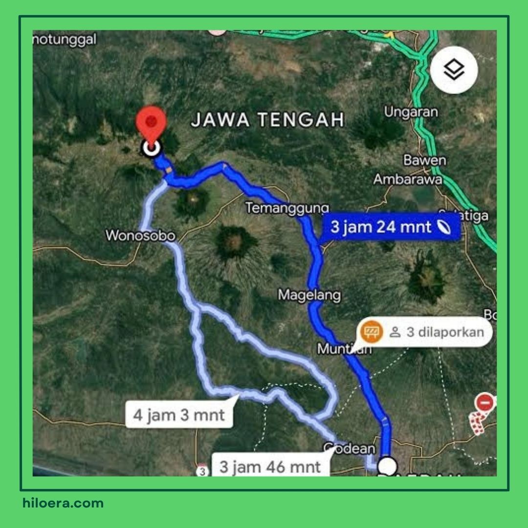 Jogja ke Dieng Berapa Jam